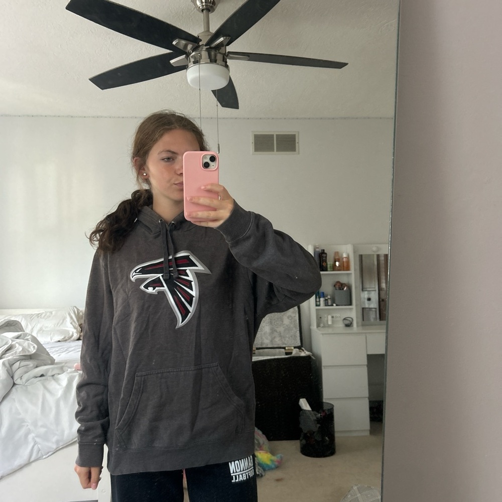 GRAY ATLANTA FALCONS HOODIE!!